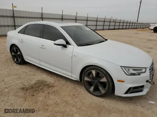 2017 Audi A4 Premium Plus with VIN WAUENAF4XHN000820, listed as a Copart auction lot 45056305 with 108,222 mi miles and Salvage Title. Bid and sale history available at carsss.com. Image 4.
