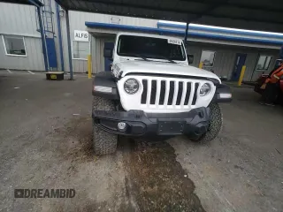 2022 Jeep Wrangler Unlimited Sport S with VIN 1C4HJXDG7NW235385, listed as a Copart auction lot 86088314 with 22,951 mi miles and Salvage Title. Bid and sale history available at carsss.com. Image 10.