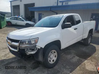 2018 Chevrolet Colorado 2WD Work Truck with VIN 1GCHSBEA5J1207716, listed as a Copart auction lot 54327785 with 107,366 mi miles and Clean title. Bid and sale history available at DreamBid. Image 1.