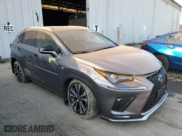 2020 Lexus NX with VIN JTJSARDZ7L2226285, listed as a Copart auction lot 75920504 with 106,883 mi miles and Salvage Title. Bid and sale history available at carsss.com. Image 4.