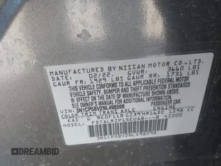2022 Nissan Kicks S z VIN 3N1CP5BV2NL498598, wystawiony jako IAAI lot #42085165 z przebiegiem 49 872 mil mil oraz . Historia ofert i sprzedaży dostępna na DreamBid. Obrazek 9.
