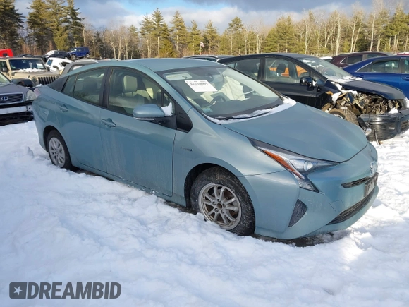 2016 Toyota Prius Two with VIN JTDKBRFU4G3017233, listed as a IAAI auction lot 41520005 with 95,501 mi miles and . Bid and sale history available at DreamBid. Image 1.
