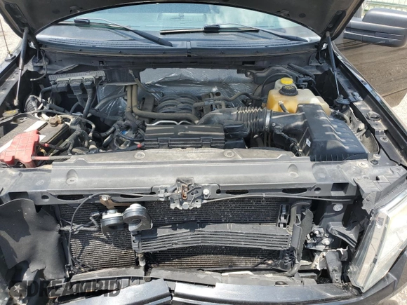 2014 Ford F-150 XL with VIN 1FTFW1EF4EFA38279, listed as a Copart auction lot 53785024 with 162,474 mi miles and Salvage title. Bid and sale history available at DreamBid. Image 12.