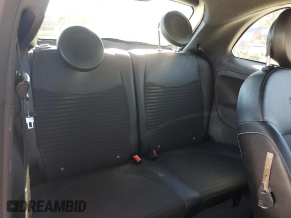 2015 FIAT 500 Turbo with VIN 3C3CFFHH4FT733516, listed as a Copart auction lot 81738334 with 0 mi miles and Salvage Title. Bid and sale history available at carsss.com. Image 10.