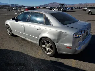 2007 Audi A4 2.0T with VIN WAUAF78EX7A038493, listed as a Copart auction lot 87763525 with 165,071 mi miles and Salvage Title. Bid and sale history available at carsss.com. Image 2.