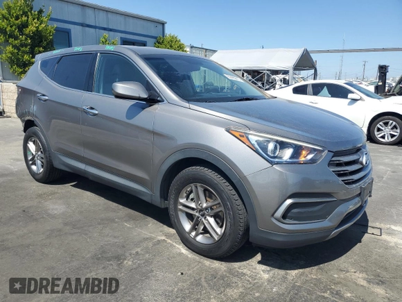 2018 Hyundai Santa Fe 2.4L with VIN 5NMZT3LB2JH076298, listed as a Copart auction lot 63461435 with 79,881 mi miles and Salvage title. Bid and sale history available at DreamBid. Image 4.