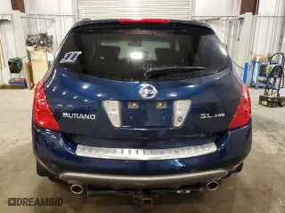 2006 Nissan Murano SL with VIN JN8AZ08W46W527956, listed as a Copart auction lot 52167915 with 190,495 mi miles and Salvage Title. Bid and sale history available at carsss.com. Image 6.