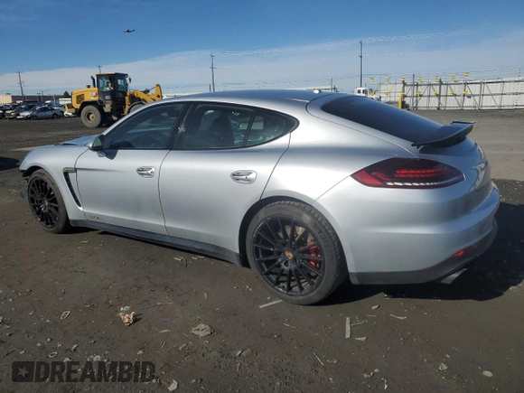 2015 Porsche Panamera GTS with VIN WP0AF2A7XFL080120, listed as a Copart auction lot 46506855 with 108,829 mi miles and Salvage title. Bid and sale history available at DreamBid. Image 2.