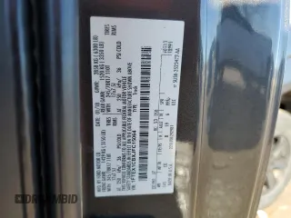 2018 Ford F-150 XL with VIN 1FTEX1CBXJFC15064, listed as a Copart auction lot 89269835 with 91,539 mi miles and Salvage Title. Bid and sale history available at carsss.com. Image 12.