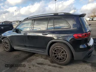 2021 Mercedes-Benz GLB with VIN W1N4M5BB2MW080172, listed as a Copart auction lot 81182244 with 74,964 mi miles and Salvage Title. Bid and sale history available at carsss.com. Image 2.