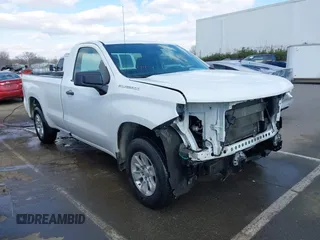 2021 Chevrolet Silverado 1500 Work Truck with VIN 3GCNWAEF7MG219658, listed as a IAAI auction lot 41413179 with 69,461 mi miles. Bid and sale history available at carsss.com. Image 1.