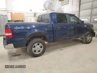 2007 Ford F-150 XLT with VIN 1FTPW14V77FA40978, listed as a Copart auction lot 50758655 with 185,243 mi miles and Salvage Title. Bid and sale history available at carsss.com. Image 3.
