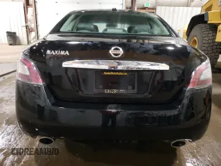 2014 Nissan Maxima S with VIN 1N4AA5AP0EC487254, listed as a Copart auction lot 53020155 with 151,971 mi miles and Salvage Title. Bid and sale history available at DreamBid. Image 6.