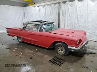 1960 Ford Thunderbird с VIN 0Y73Y100324, выставлен на аукционе Copart как лот 57470975 с пробегом 15 301 миль миль и Чистый • Clean title. История ставок и продаж доступна на DreamBid. Изображение 4.