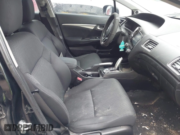 2015 Honda Civic EX with VIN 19XFB2F82FE005424, listed as a IAAI auction lot 40898381 with 189,558 mi miles and . Bid and sale history available at carsss.com. Image 5.