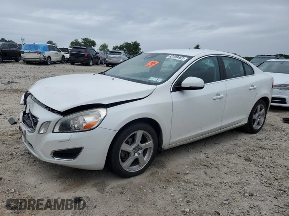 2013 Volvo S60 T5 Premier with VIN YV1612FS7D1219169, listed as a Copart auction lot 62409405 with 107,736 mi miles and Clean title. Bid and sale history available at DreamBid. Image 1.