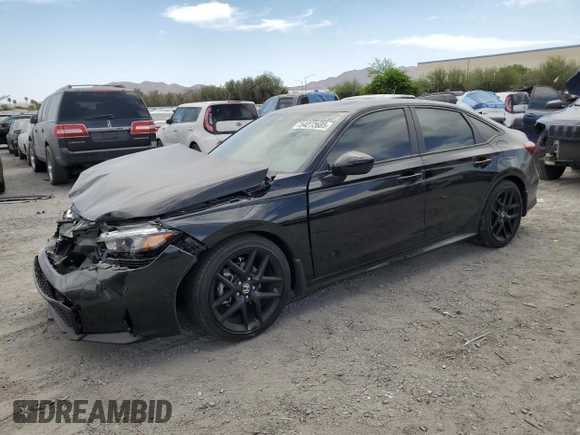 2025 Honda Civic Sport with VIN 2HGFE2F57SH565582, listed as a Copart auction lot 54272685 with 2,902 mi miles and Salvage title. Bid and sale history available at DreamBid. Image 1.