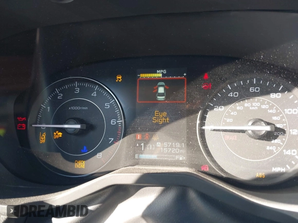 2023 Subaru Impreza Premium with VIN 4S3GKAD65P3606190, listed as a IAAI auction lot 41003890 with 15,720 mi miles and . Bid and sale history available at DreamBid. Image 7.