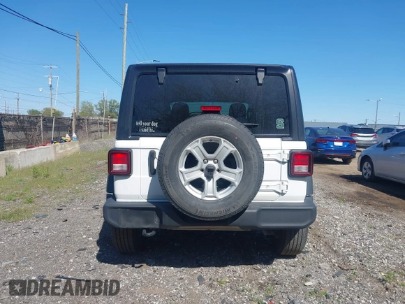 2022 Jeep Wrangler Unlimited Sport S with VIN 1C4HJXDG5NW254016, listed as a IAAI auction lot 42214730 with 42,003 mi miles and . Bid and sale history available at DreamBid. Image 17.