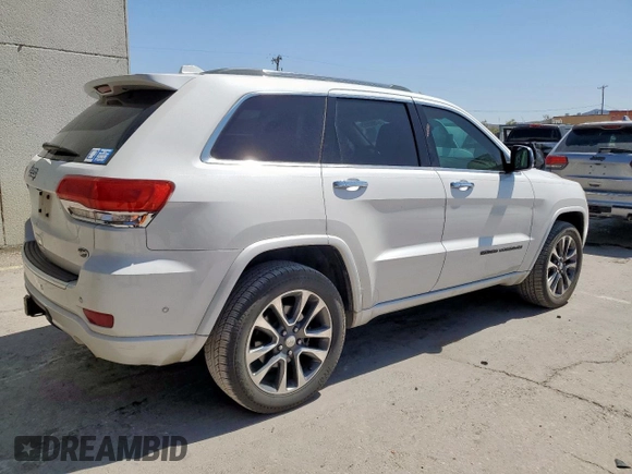 2017 Jeep Grand Cherokee Overland z VIN 1C4RJFCT5HC612721, wystawiony jako Copart lot #57652865 z przebiegiem 103 690 mil mil oraz Tytuł czysty. Historia ofert i sprzedaży dostępna na DreamBid. Obrazek 3.