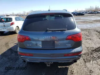 2015 Audi Q7 Vorsprung Edition with VIN WA1WGCFE2FD023916, listed as a Copart auction lot 49116485 with 77,112 mi miles and Salvage title. Bid and sale history available at DreamBid. Image 6.