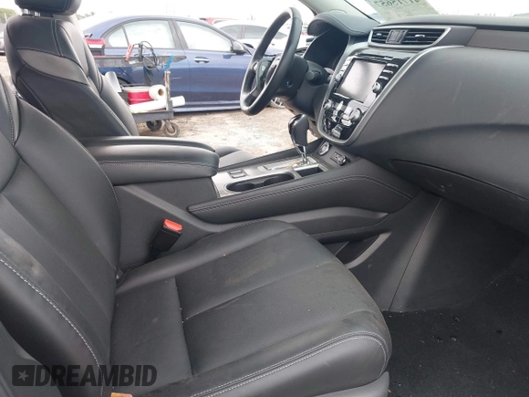 2023 Nissan Murano SL with VIN 5N1AZ2CJ4PC133326, listed as a IAAI auction lot 41715657 with 22,127 mi miles and . Bid and sale history available at DreamBid. Image 5.
