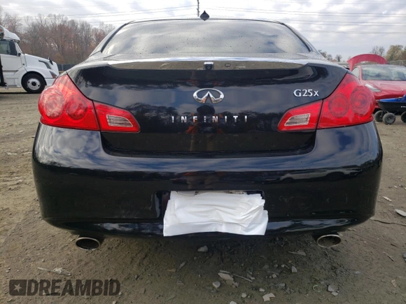 2012 Infiniti G25 Sedan x with VIN JN1DV6AR0CM862198, listed as a Copart auction lot 81505944 with 146,958 mi miles and Salvage Title. Bid and sale history available at carsss.com. Image 6.