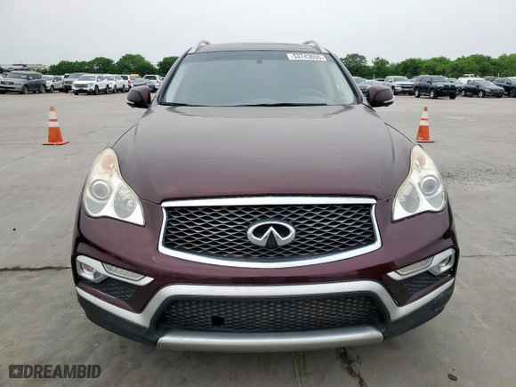 2017 Infiniti QX50 with VIN JN1BJ0RPXHM384527, listed as a Copart auction lot 53743655 with 116,572 mi miles and Salvage Title. Bid and sale history available at carsss.com. Image 5.
