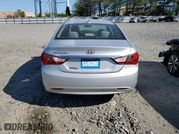 2011 Hyundai Sonata GLS with VIN 5NPEB4ACXBH225550, listed as a Copart auction lot 54182365 with 111,126 mi miles and Salvage Title. Bid and sale history available at carsss.com. Image 6.