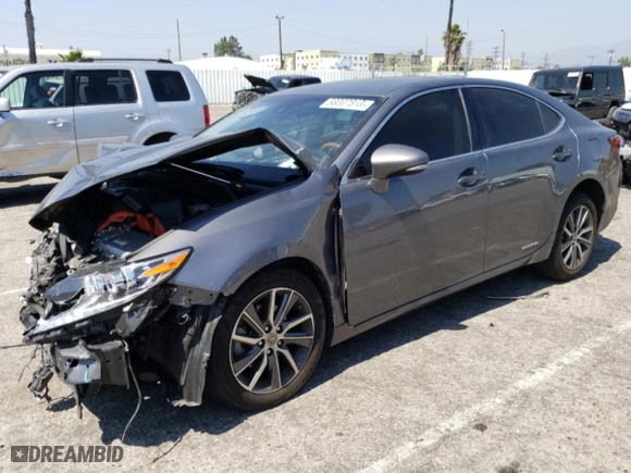2016 Lexus ES 300h Hybrid with VIN JTHBW1GG9G2121073, listed as a Copart auction lot 58007813 with 0 mi miles. Bid and sale history available at carsss.com. Image 1.