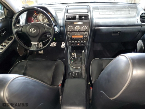 2004 Lexus IS 300 with VIN JTHBD192840088064, listed as a Copart auction lot 88939595 with 121,601 mi miles and Salvage Title. Bid and sale history available at carsss.com. Image 8.