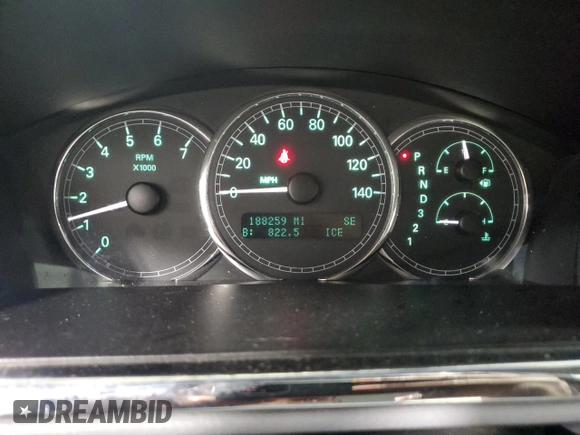 2006 Buick LaCrosse CXL with VIN 2G4WD582761260552, listed as a Copart auction lot 50617855 with 188,259 mi miles and Salvage Title. Bid and sale history available at carsss.com. Image 9.
