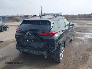 2022 Hyundai Kona SEL with VIN KM8K32AB8NU926993, listed as a IAAI auction lot 41705741 with 34,600 mi miles. Bid and sale history available at carsss.com. Image 4.