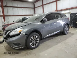 2017 Nissan Murano SL with VIN 5N1AZ2MH9HN184774, listed as a Copart auction lot 47986105 with 153,228 mi miles and Salvage Title. Bid and sale history available at carsss.com. Image 1.