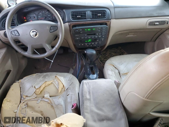 2001 Mercury Sable LS Premium with VIN 1MEHM59S91A635138, listed as a Copart auction lot 84674814 with 170,559 mi miles and Salvage Title. Bid and sale history available at DreamBid. Image 8.