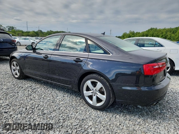2012 Audi A6 Premium Plus with VIN WAUGGAFC6CN054165, listed as a Copart auction lot 62527695 with 55,592 mi miles and Clean title. Bid and sale history available at DreamBid. Image 2.