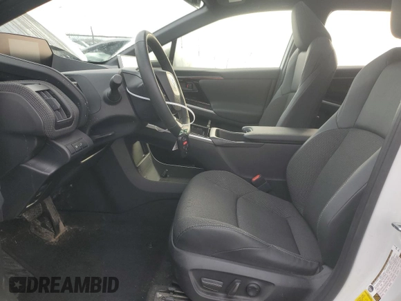 2024 Toyota bZ4X XLE with VIN JTMABACA9RA068930, listed as a Copart auction lot 45756405 with 4,117 mi miles and Salvage Title. Bid and sale history available at DreamBid. Image 7.