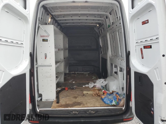 2021 Mercedes-Benz Sprinter Cargo with VIN W1Y4EBHY6MT061393, listed as a Copart auction lot 44793745 with 94,356 mi miles and Non Repairable. Bid and sale history available at carsss.com. Image 10.
