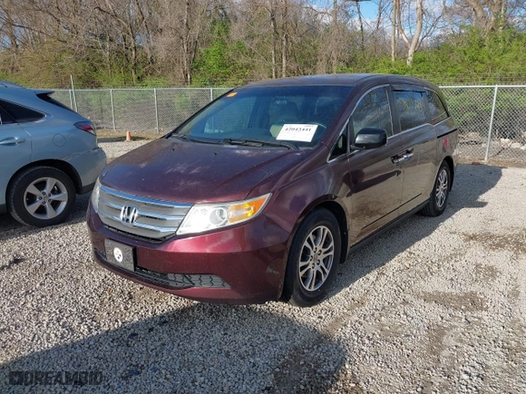 2011 Honda Odyssey EX with VIN 5FNRL5H49BB065002, listed as a IAAI auction lot 42043441 with 248,687 mi miles. Bid and sale history available at carsss.com. Image 22.