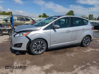 2018 Ford C-Max Titanium z VIN 1FADP5DU0JL103187, wystawiony jako Copart lot #56377635 z przebiegiem 67 095 mil mil oraz Szkoda całkowita • Salvage title. Historia ofert i sprzedaży dostępna na DreamBid. Obrazek 1.