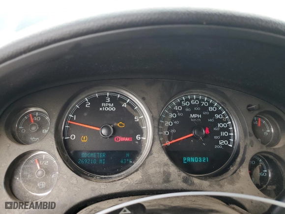 2009 Chevrolet Silverado 1500 LTZ with VIN 1GCEK39069Z208171, listed as a Copart auction lot 84343144 with 269,210 mi miles and Salvage Title. Bid and sale history available at carsss.com. Image 9.