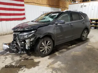 2023 Chevrolet Equinox Premier z VIN 3GNAXXEG5PL185102, wystawiony jako Copart lot #87976595 z przebiegiem 17 053 mil mil oraz Szkoda całkowita • Salvage title. Historia ofert i sprzedaży dostępna na DreamBid. Obrazek 1.