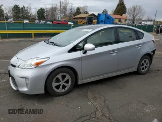 2014 Toyota Prius Four with VIN JTDKN3DU3E1764466, listed as a Copart auction lot 51281705 with 96,453 mi miles and Salvage Title. Bid and sale history available at DreamBid. Image 1.