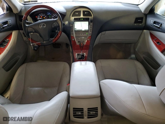 2008 Lexus ES 350 with VIN JTHBJ46G382201648, listed as a Copart auction lot 47665955 with 124,234 mi miles and Salvage Title. Bid and sale history available at carsss.com. Image 8.