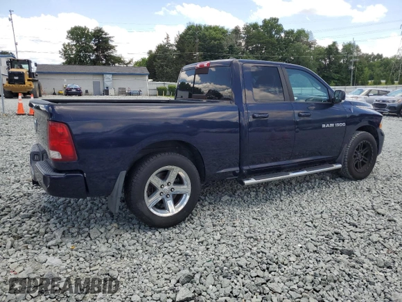2012 Ram 1500 Sport with VIN 1C6RD7HT5CS172270, listed as a Copart auction lot 61381345 with 224,639 mi miles and Salvage title. Bid and sale history available at DreamBid. Image 3.