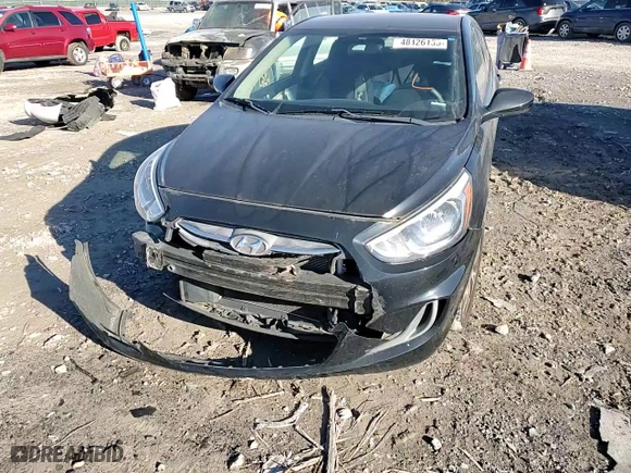2017 Hyundai Accent Value Edition with VIN KMHCT4AE3HU348431, listed as a Copart auction lot 48126135 with 121,965 mi miles and Salvage Title. Bid and sale history available at carsss.com. Image 10.