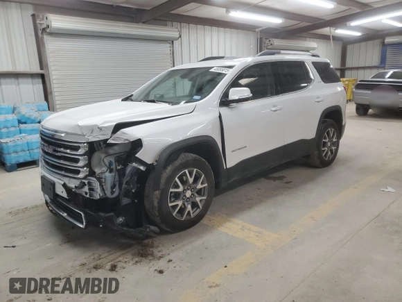 2021 GMC Acadia SLT with VIN 1GKKNMLS0MZ153708, listed as a Copart auction lot 45855815 with 40,131 mi miles and Salvage Title. Bid and sale history available at carsss.com. Image 1.