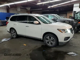 2017 Nissan Pathfinder S with VIN 5N1DR2MM3HC690476, listed as a Copart auction lot 89148845 with 63,624 mi miles and Salvage title. Bid and sale history available at DreamBid. Image 4.