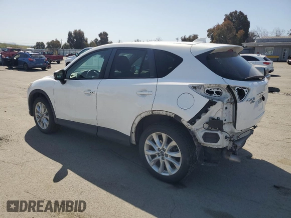 2014 Mazda CX-5 Grand Touring with VIN JM3KE4DY2E0360208, listed as a Copart auction lot 52037885 with 118,306 mi miles and Salvage Title. Bid and sale history available at carsss.com. Image 2.