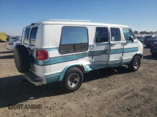 1995 Dodge Cargo with VIN 2B6HB21Y8SK544491, listed as a Copart auction lot 78882244 with 217,236 mi miles and Salvage Title. Bid and sale history available at carsss.com. Image 3.